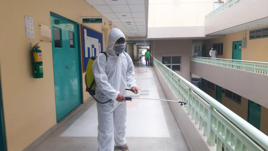 ม.แม่โจ้ร่วมใจสู้ภัยโควิด-19 จัด Big Cleaning Day MAEJO Green Heart Smart University ให้แม่โจ้ทุกพื้นที่ปลอดภัย